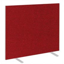 Burgundy floor screen/desk divider - hxw 1.2x1.4m - impulse+