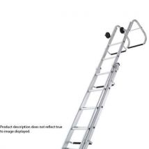 1x14 rungs industrial roof ladder