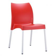 Icon side chair red