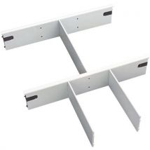 Slip the ht vertical drawer: 33 cm light col.:gris