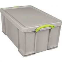 Really useful dove grey storage 64l box - recycled plastic
