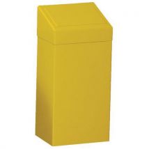 Metal bin - 50 l - yellow