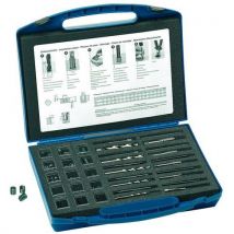 Complete kit 210 helicoil thread inserts m5 to m12