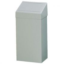 Metal bin - 50 l - grey