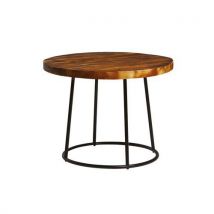 Acadia coffee table 600mm black frame