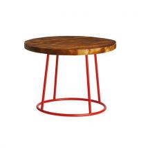 Acadia coffee table 600mm. Red frame