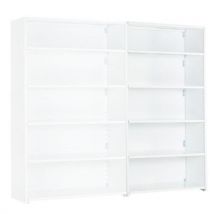 Duo add on bay 2450hx900wx450mmd clad back 6 shelves