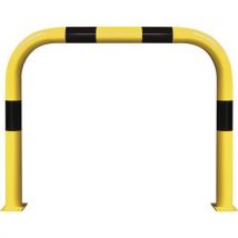 Yellow/black indoor robust safety barrier - 1200x1500mm