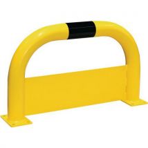 Yellow/black indoor robust barrier + under-run - 600x1000mm