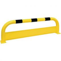 Yellow/black indoor robust barrier + under-run - 600x2000mm