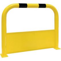 Yellow/black outdoor robust barrier + under-run -1200x1500mm
