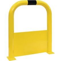 Yellow/black indoor robust barrier + under-run - 1200x1000mm