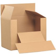 Double-wall crate with flap - 986 mm - Manutan expert