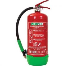 Fire extinguisher for lithium ion battery fires - 6l