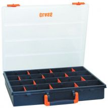 Class 41 blue box 400x340x70 mm removable dividers