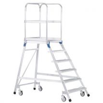 6 tread single sided mobile work platform