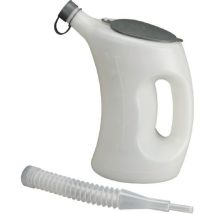 Measuring jug with cover fla pe 3 l white transparent