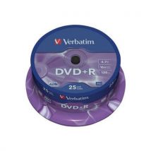 Dvd+r 16x - pack of 25 4.7 gb