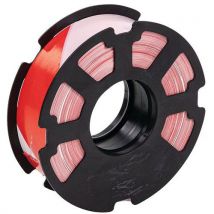 Hazard tape 500mx50mm red/white