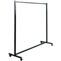 Black steel wardrobe type:6012 width:170 cm