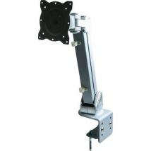 Clamp base articulated arm for one screen