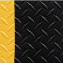 Dynashield linear metre diamond pattern mat black/yellow - 91 cm