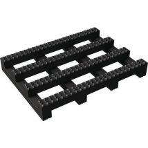Black trackgrip anti slip matting 600mm x 10m