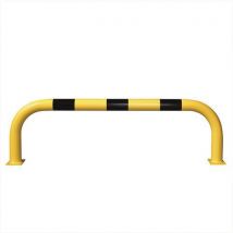 Yellow/black outdoor robust safety barrier - 600x2000mm