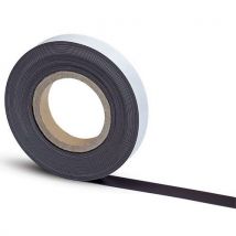 Self-adhes. Magnetic tape 10 m x 25 mm x 1 mm black - maul