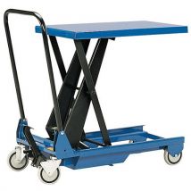 Steel lift table without dust cover - capacity 150 kg