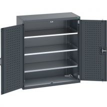 Bott - All dark grey 3 shelf 2 perf door cabinet 1200x1050x525mm