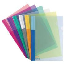 Assorted pp cut flush folders - 24 units