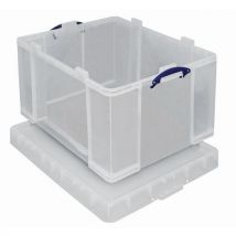 Really Useful Products - Transparent plastic 145-l storage container + lid