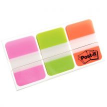 Post-it strong index tabs three bright colours