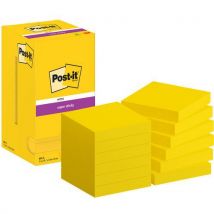 Post-it super sticky notes 76x76 mm 12 yellow pads