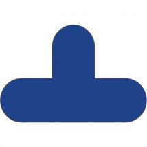 Blue t floor signal markers for between pallets