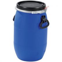 Fully-opening un-certified drum blue - 30 l