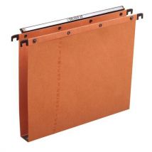 Hanging file flat 30-mm base orange