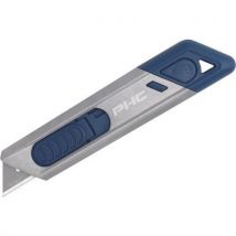 Slim auto retracting utility knife - pointed tip - metti