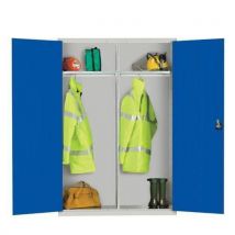 Blue extra wide wardrobe cupboard 1830x1220x457mm