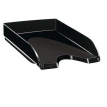 Green spirit recycled letter trays black