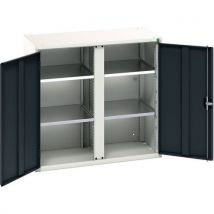 Bott - Dark grey verso 4 shelf ppe cupboard 1000x1050x550mm