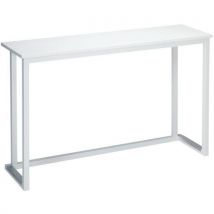 Kubo wall steel bar table white 120 x 35 x 74 cm