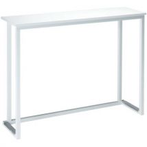 Kubo wall steel bar table white 120 x 35 x 90 cm
