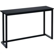 Kubo wall steel bar table black 120 x 35 x 74 cm