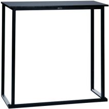 Kubo wall steel bar table black 120 x 35 x 110 cm