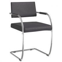 Bizzy conference chair - base with 4 fixed feet