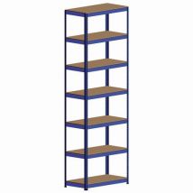 Rapid1 hd 3660hx1525wx760d blue 7 chipboard shelves