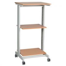 Beech computer workstation 1180x600x500mm