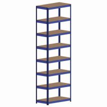 Rapid1 hd 3660hx1525wx1220d blue 8 chipboard shelves